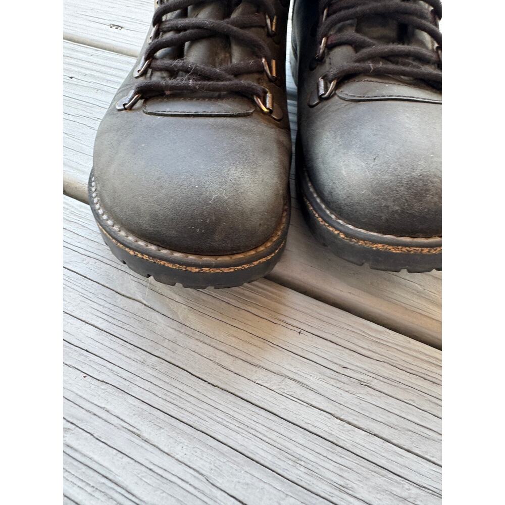 Birkenstock Leather Boots Jackson Nubuk Hiking Gorp Black Gray Size 38 Outdoors - Picture 8 of 10